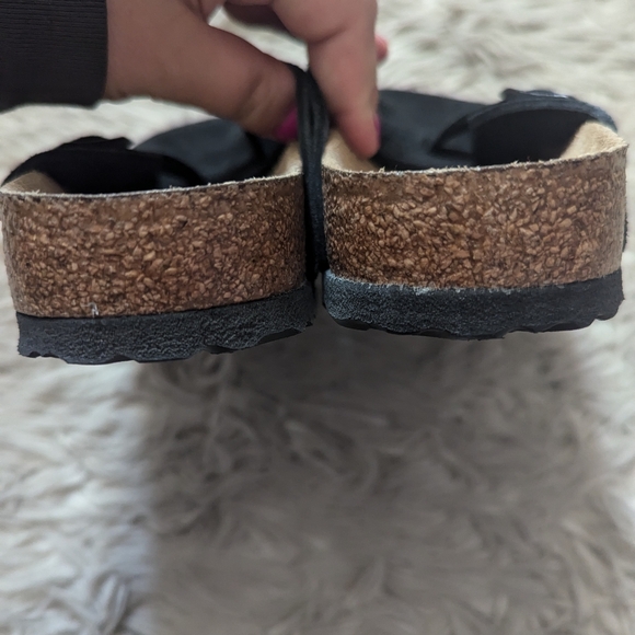 NWOT Birkenstock Boston Soft Footbed Suede Leather in Black - Picture 9 of 12